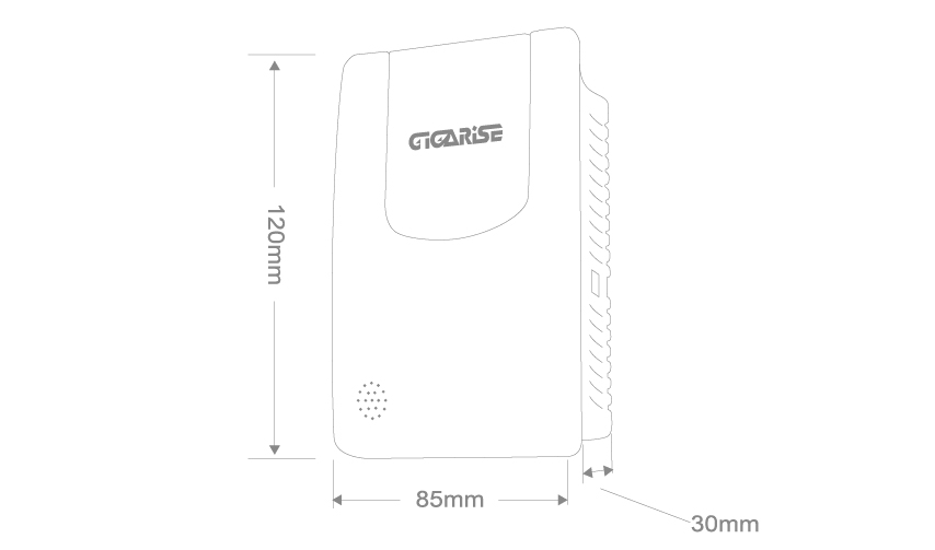 GA1000溫溼度傳送器/溫濕度傳送器外型尺寸圖