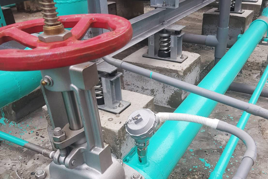 PT100感溫棒測量污水處理管路系統溫度 PT100感溫棒測量污水處理管路系統溫度