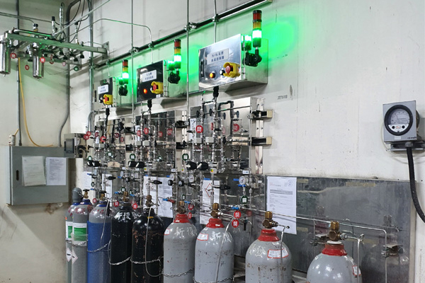 工業用氣體桶存放區一氧化碳濃度監控 工業用氣體桶存放區一氧化碳濃度監控
