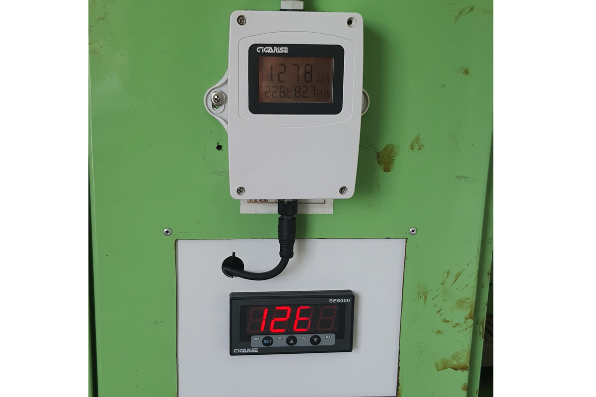 室內菌菇養殖二氧化碳溫濕度監控 室內菌菇養殖二氧化碳溫濕度監控