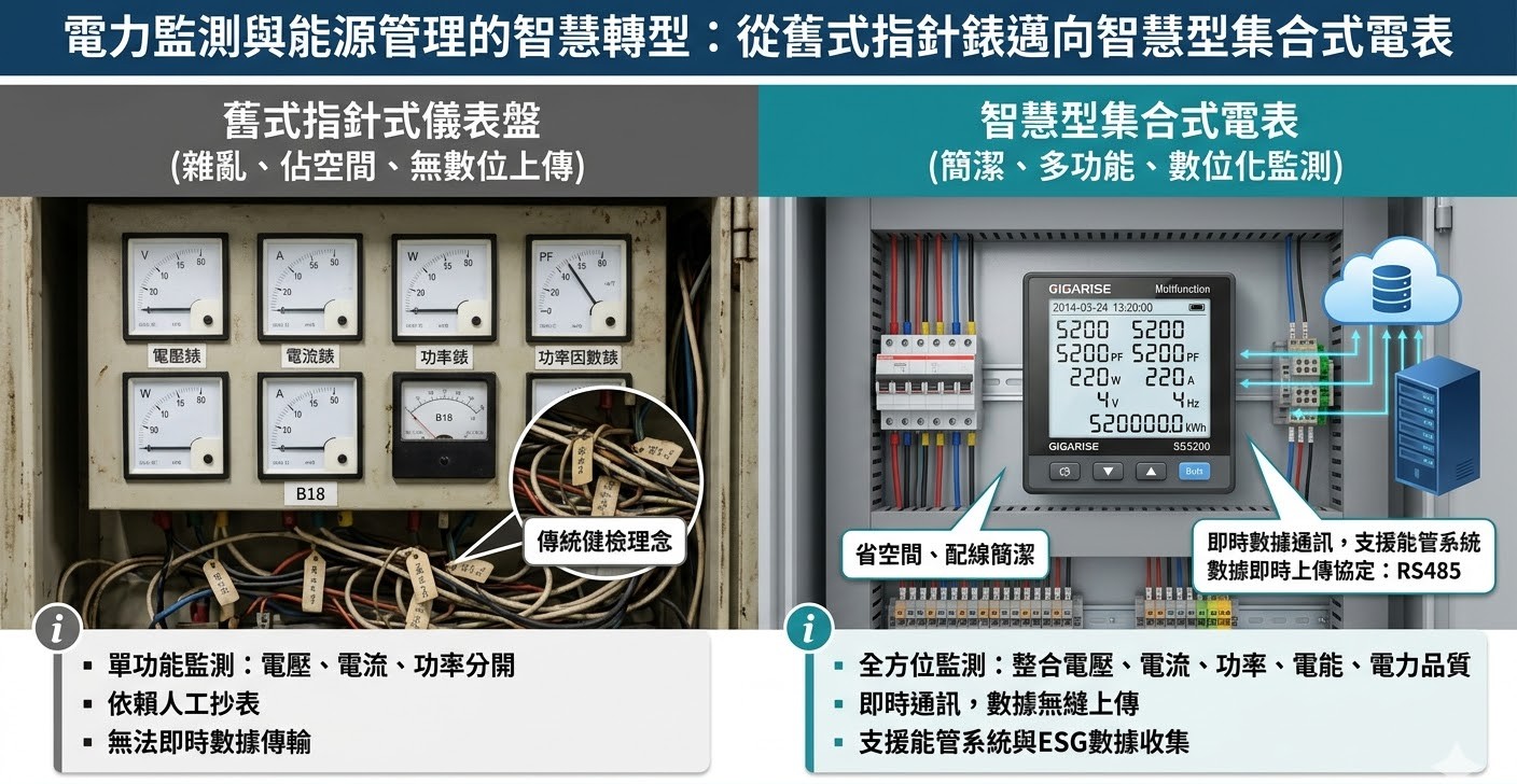 電力監測與能源管理的智慧轉型